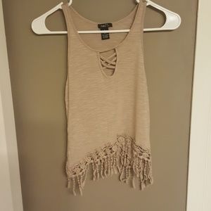 Fringe top